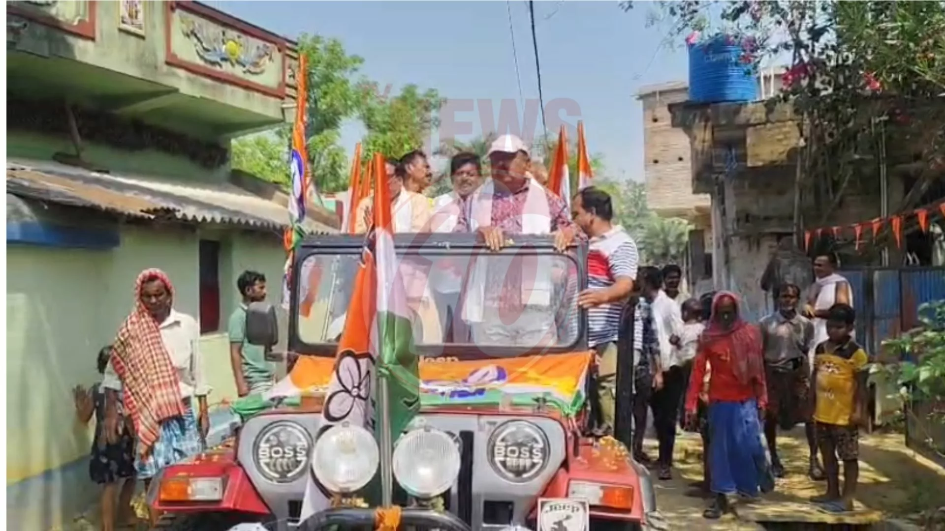 জোরকদমে প্রচার অভিজিৎ সিনহার, উন্নয়নই প্রধান হাতিয়ার