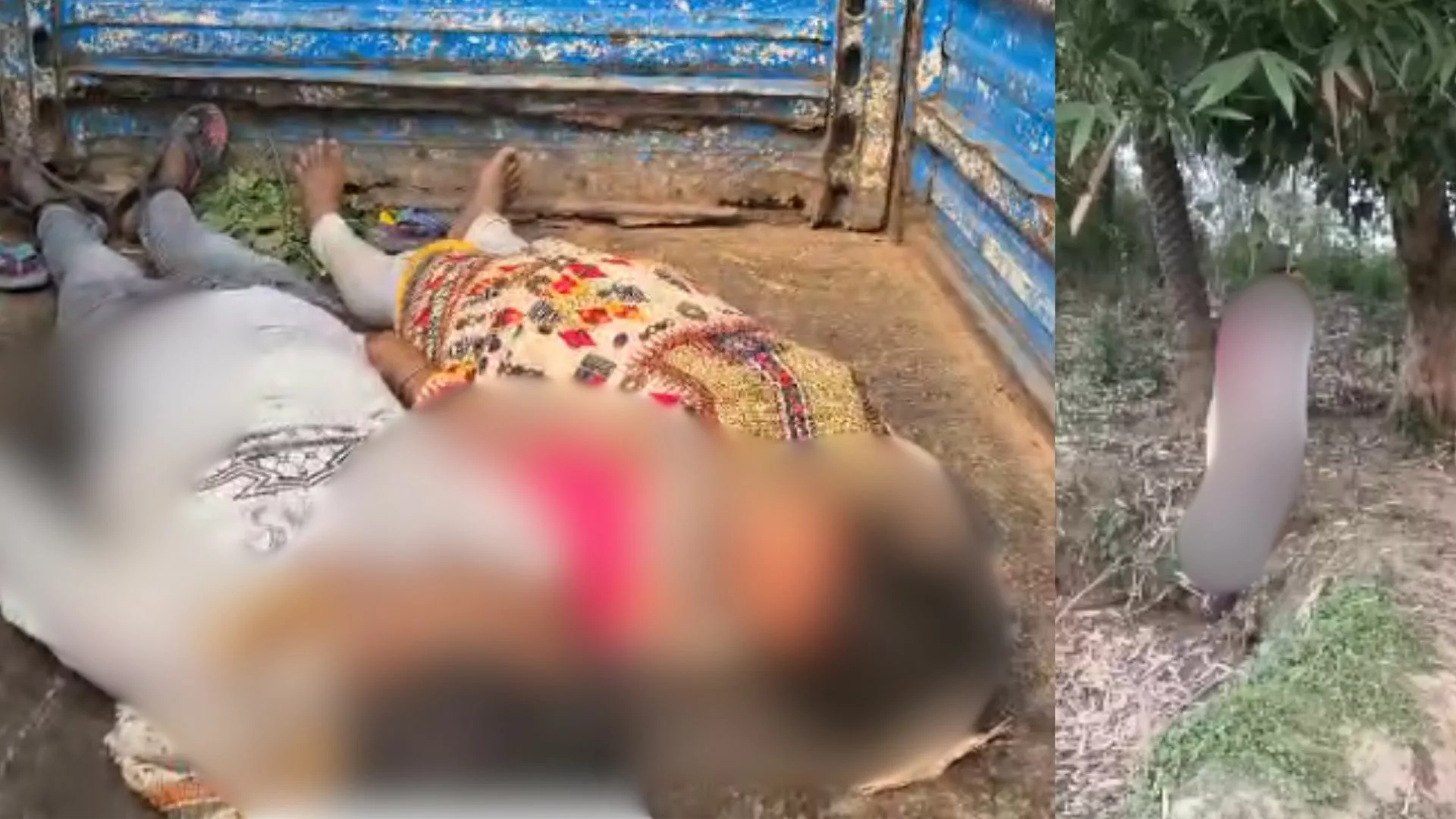 একই দড়িতে ঝুলছে প্রেমিক যুগলের দেহ !