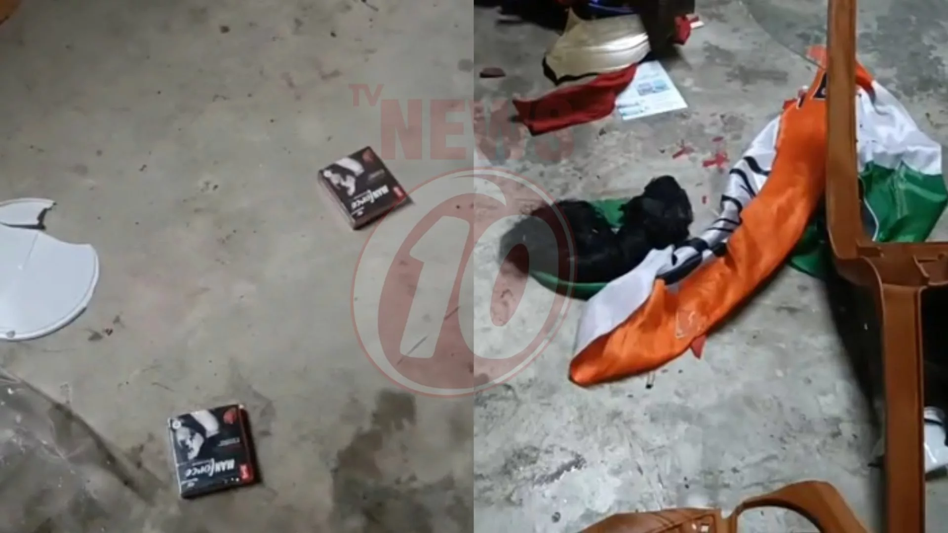 তৃণমূলের কার্যালয়ে উদ্ধার মেয়েদের মাথার চুল ও কনডম !