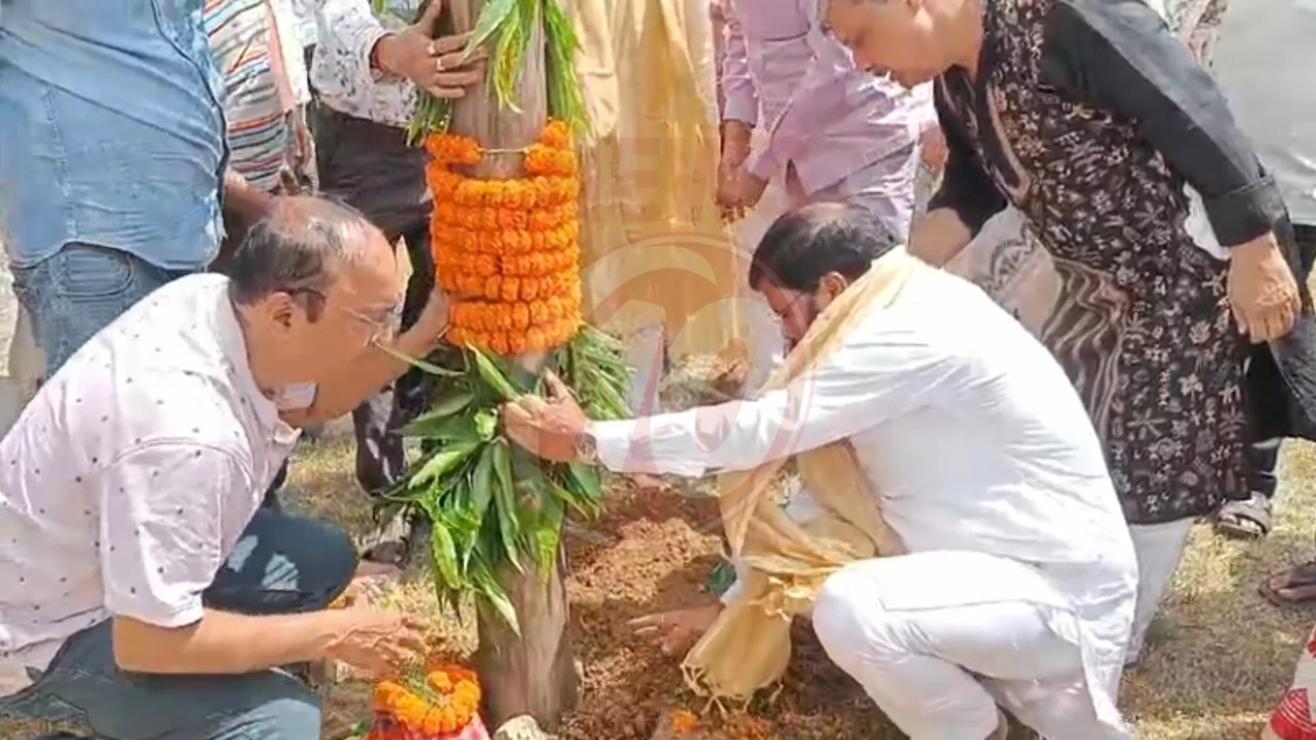 খুঁটিপুজোর মধ্যেই উর্বশী সর্বজনীনের দুর্গোৎসবের সূচনা