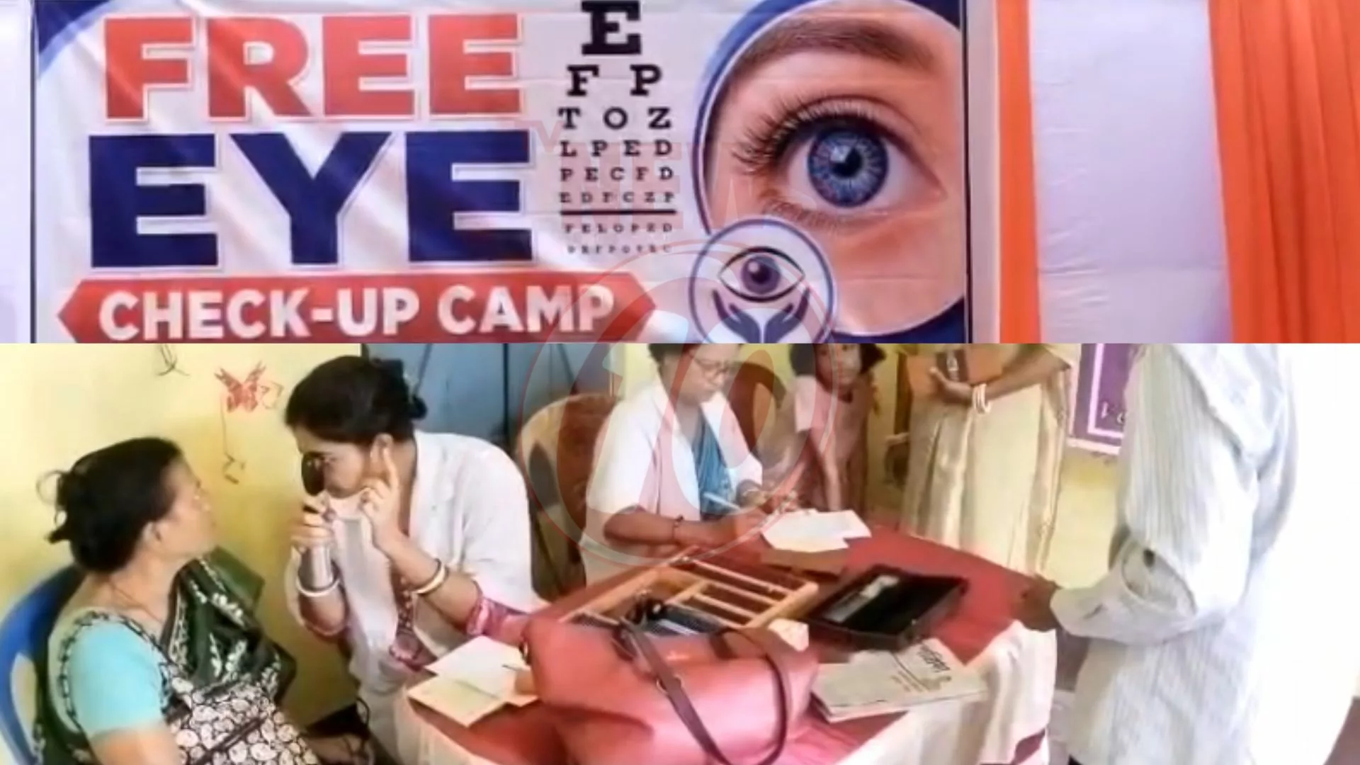 মানবসেবায় অনন্য উদ্যোগ, বিনামূল্যে চক্ষু পরীক্ষা শিবিরে ‘দুর্গাপুর সনাতনী’