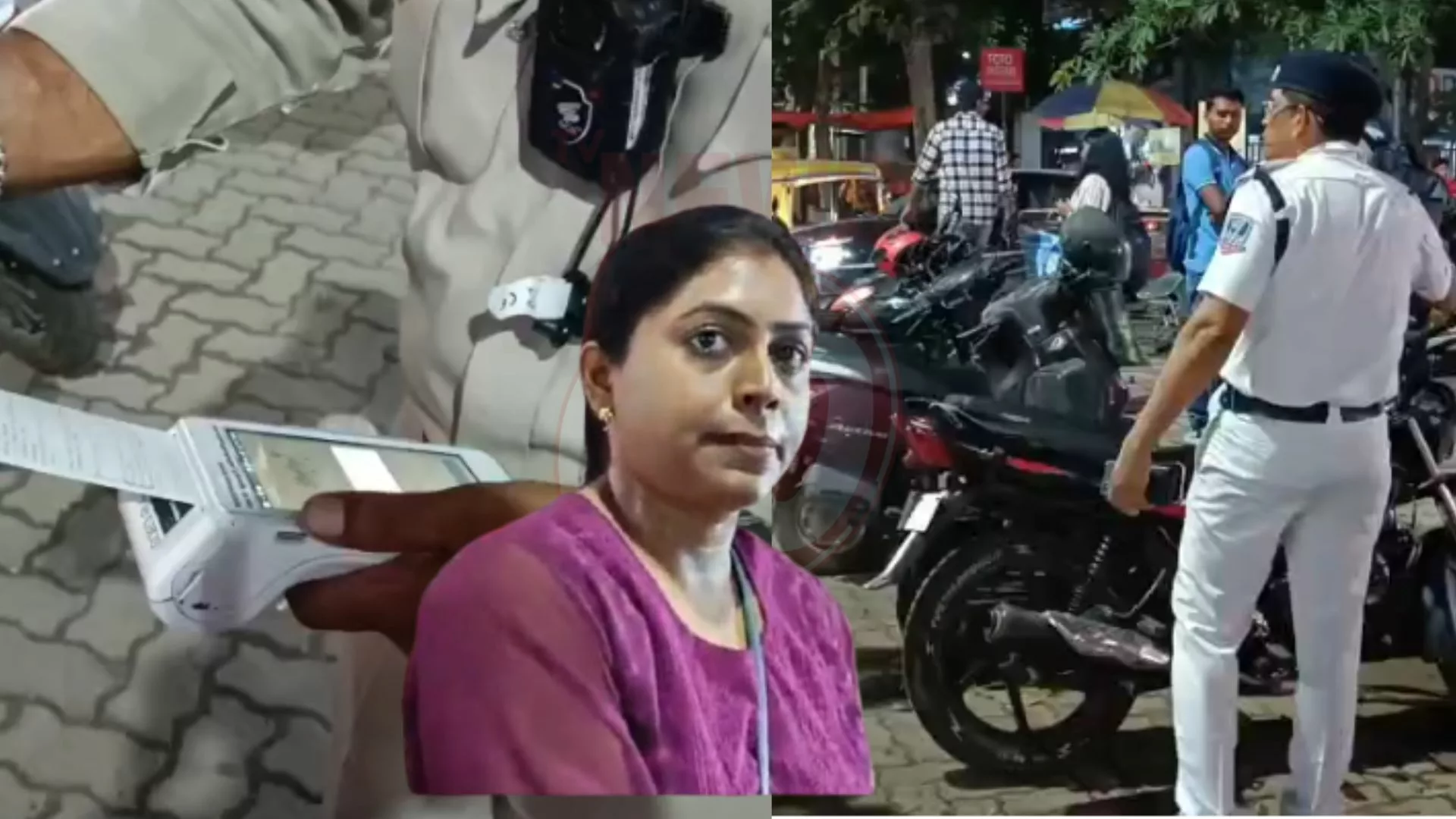 দুর্গাপুরে নো পার্কিংয়ে কড়া ট্রাফিক অভিযান, এবার স্পটেই জরিমানা