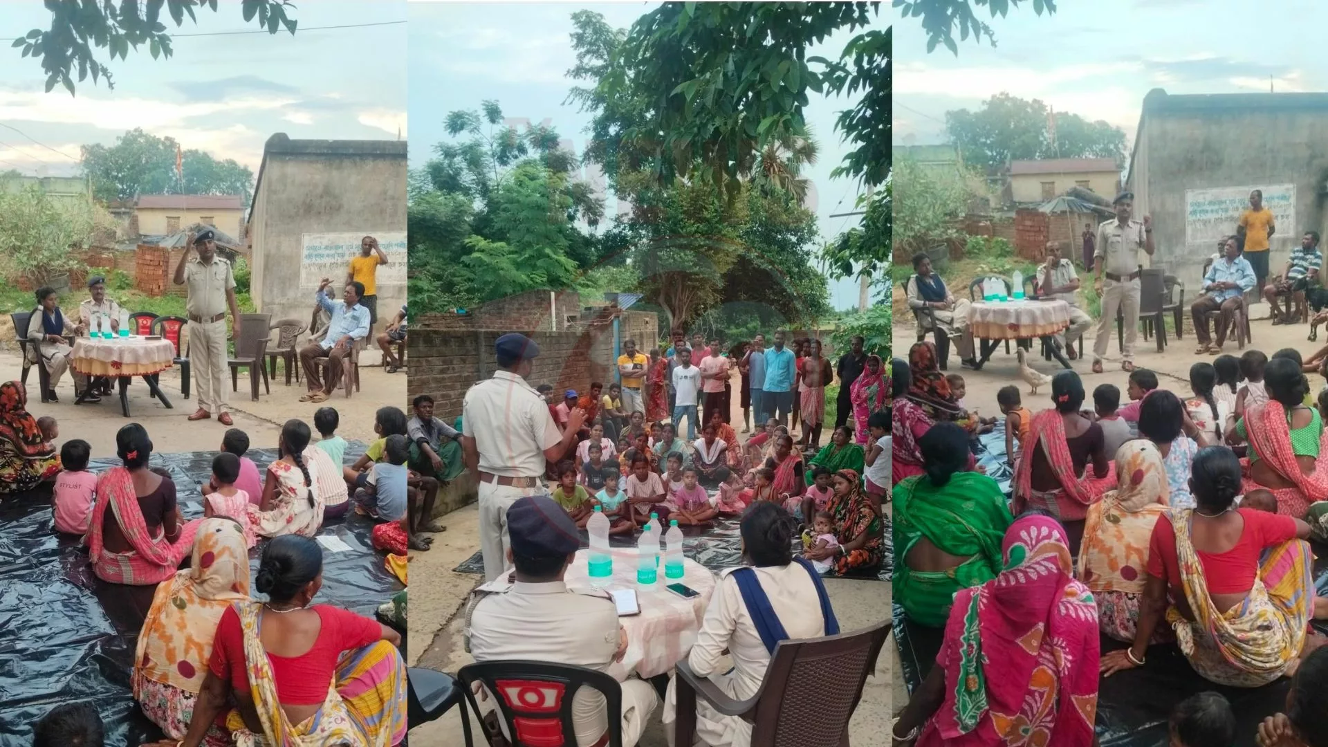 ব্ল্যাকবোর্ড- খাতা-কলমও নেই—খোলা মাঠেই গৃহবধূদের সচেতনতার পাঠশালা রাজ্য পুলিশের
